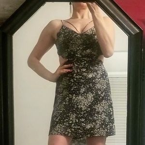 NWT Topshop Black/White cutout summer dress Sz 4/6